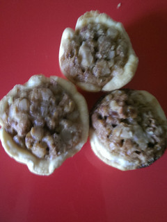 A picture of Pecan Toffee Tassies.