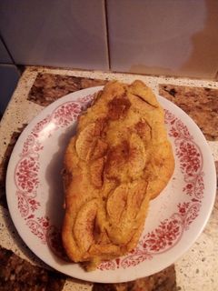 Una foto de Budín de Manzana y canela