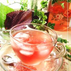 A picture of 3-Ingredient Recipe Shiso Juice for Beautiful & Healthy Skin.