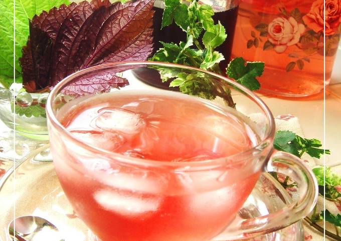How to Prepare Super Quick Homemade 3-Ingredient Recipe Shiso Juice for Beautiful & Healthy Skin