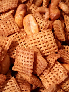 A picture of Sweet and Spicy Chex Mix.