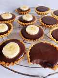 Mini Chocolate & Chocolate-Banana Tartlets