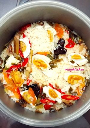 Foto resep Nasi Liwet Telor Asin