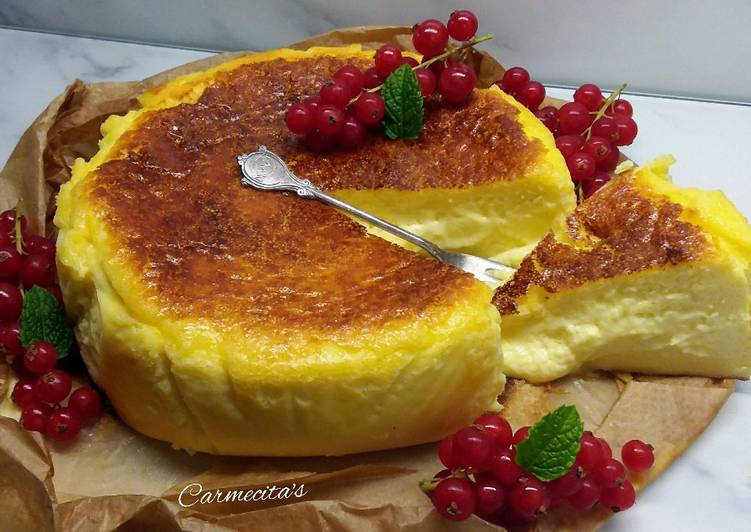 Basque Cheescake - Baskischer Käsekuchen