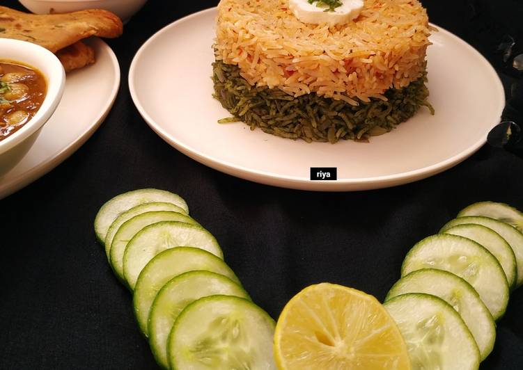 Simple Way to Prepare Any-night-of-the-week Baked palak paneer rice
