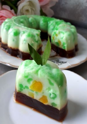 Foto resep Pudding Cendol Gula Merah