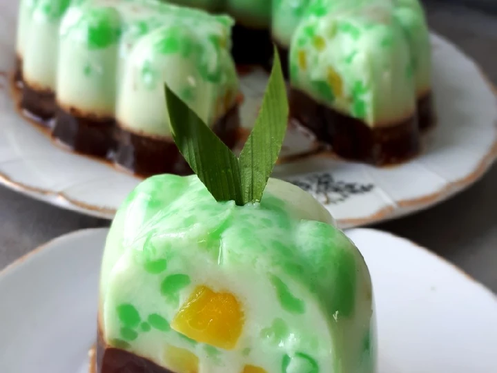 Cara Gampang Membuat Resep Pudding Cendol Gula Merah yang Bikin Ngiler Anti Ribet, Lezat Sekali