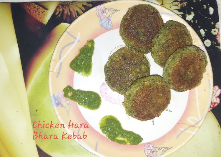 Recipe of Perfect Chicken Hara Bhara Kebab