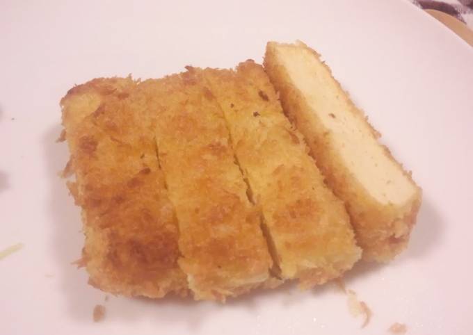 Non-Fry Meatless Tonkatsu using Frozen Tofu Recipe – Food One