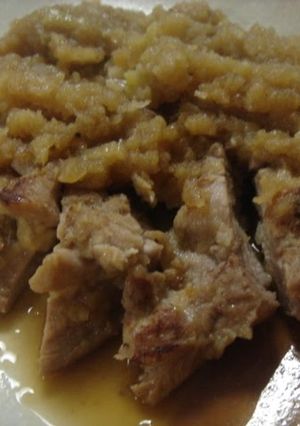 A picture of More Rice! Chicken Simmered with Grated Daikon Radish.
