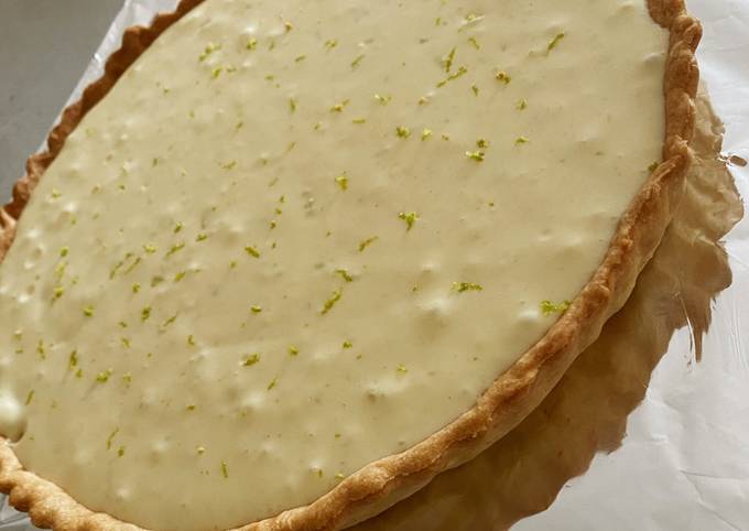 Tarte crémeux citron 🍋 citron vert gingembre