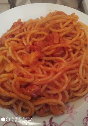 Foto di Spaghetti All' amatriciana