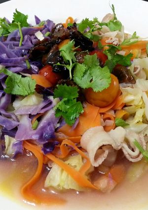 A picture of Mix Cabbage Stir Fry.