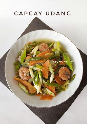 Foto resep Capcay Udang