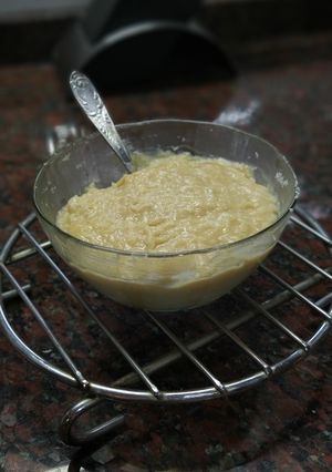 Una foto de Postre de coco al microondas