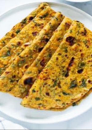 A picture of Moringa paratha.