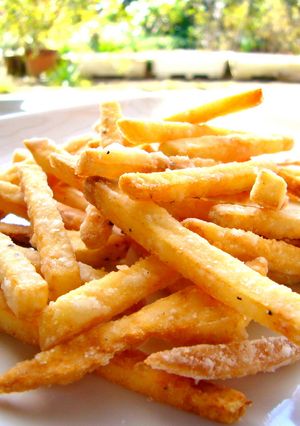 A picture of Crispy and Delicious Potato Fries.