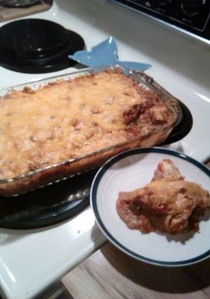 A picture of Burrito Casserole.