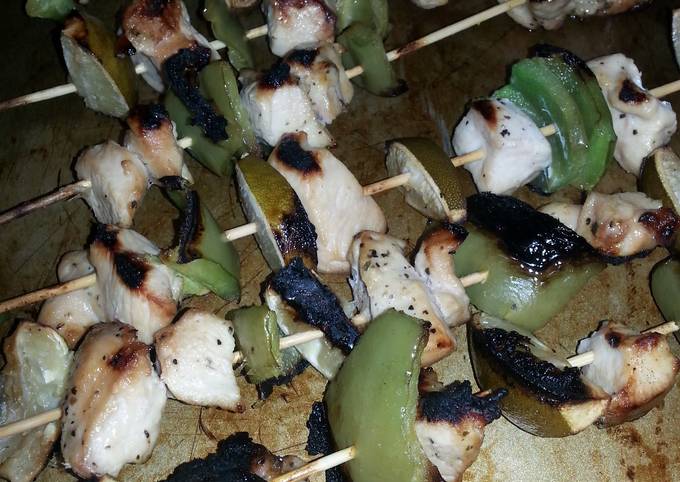 Recipe of Jamie Oliver Grilled cilantro lime chicken kabobs
