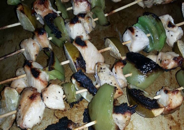 How to Make Speedy Grilled cilantro lime chicken kabobs