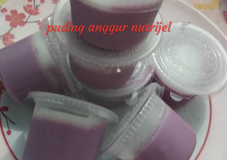 Puding anggur nutrijel