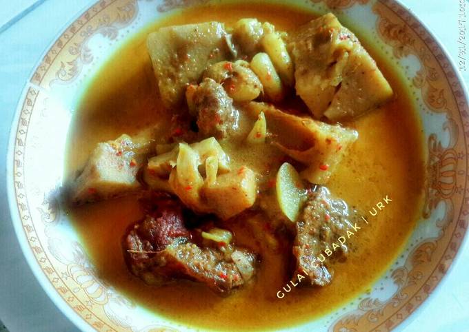 Resep Gulai Cubadak (Gule nangka khas minang) yang Bikin Ngiler