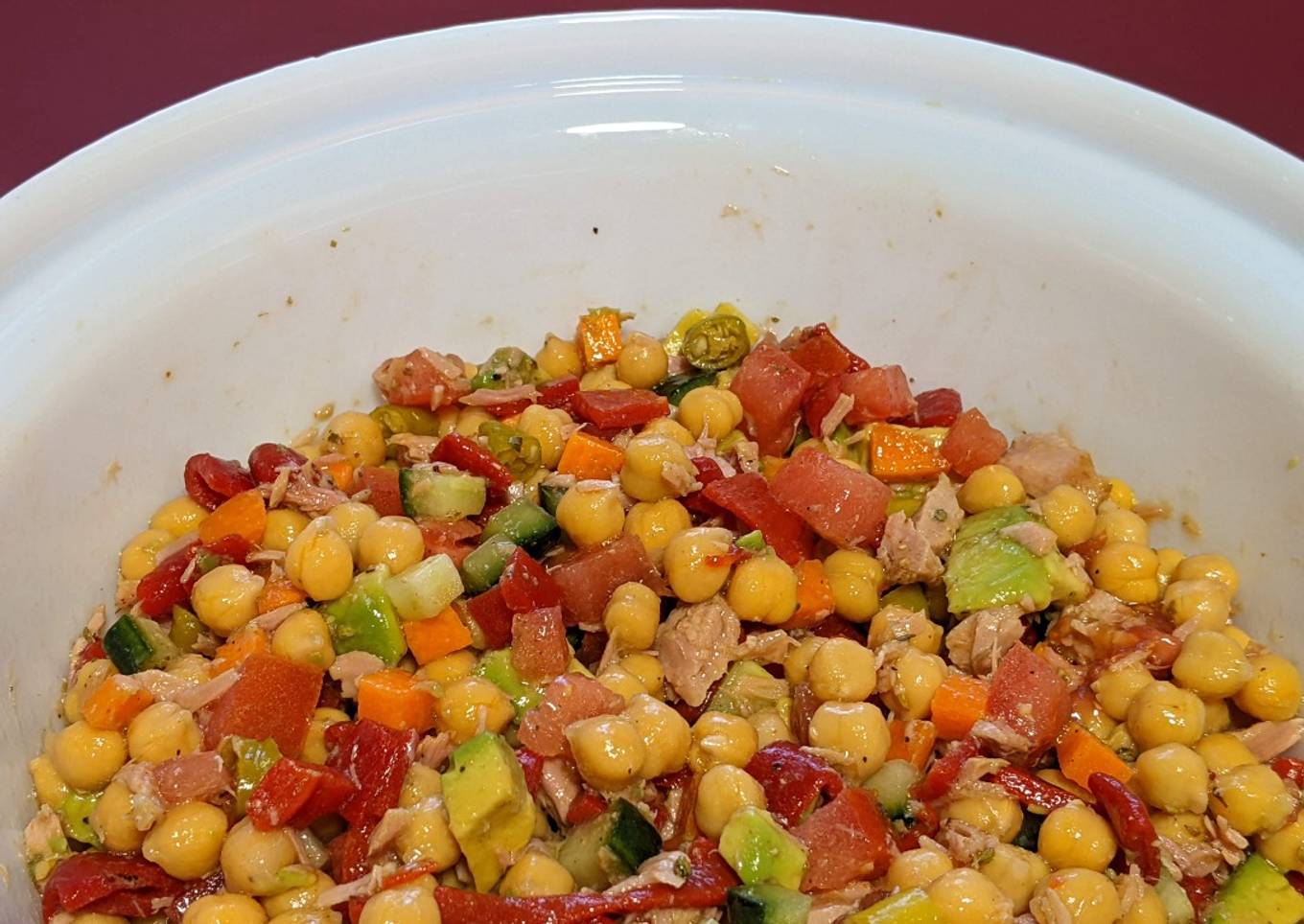 Ensalada de garbanzos