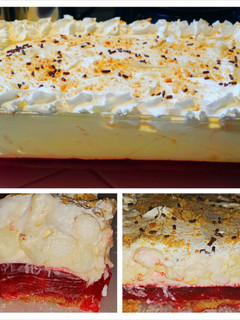 A picture of Ray's' Jello Cake.
