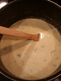 A picture of Broccoli and Cheddar Soup.