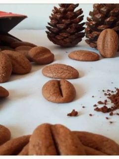 عکسی از دستور شیرینی دانه قهوه🍪☕