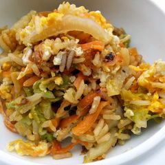 Cabbage And Egg Fried Rice A picture of Cabbage And Egg Fried Rice.