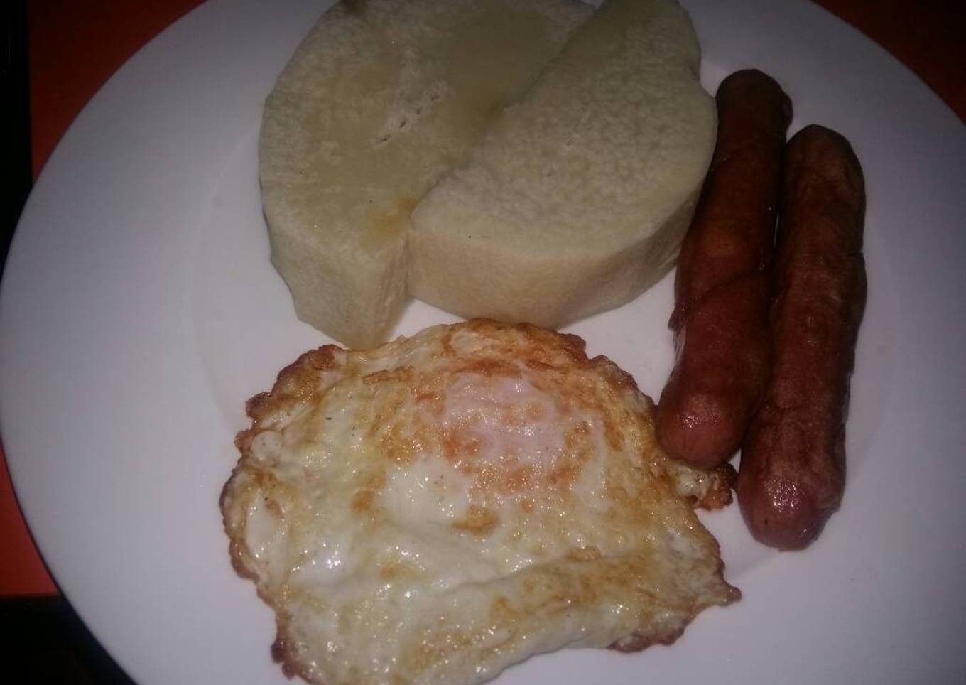 Boiled Yam