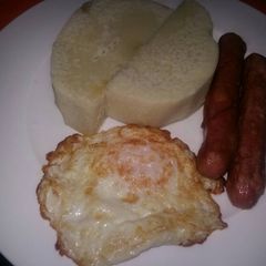 A picture of Boiled Yam.