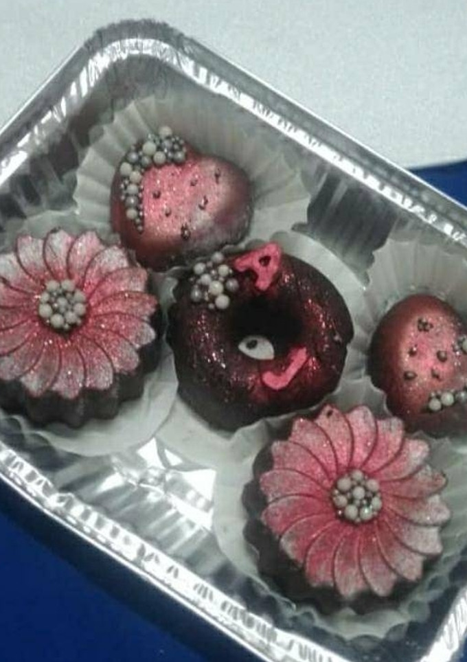 Una foto de Bombones rellenos de cajeta