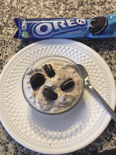 Una foto de Helado de Oreo