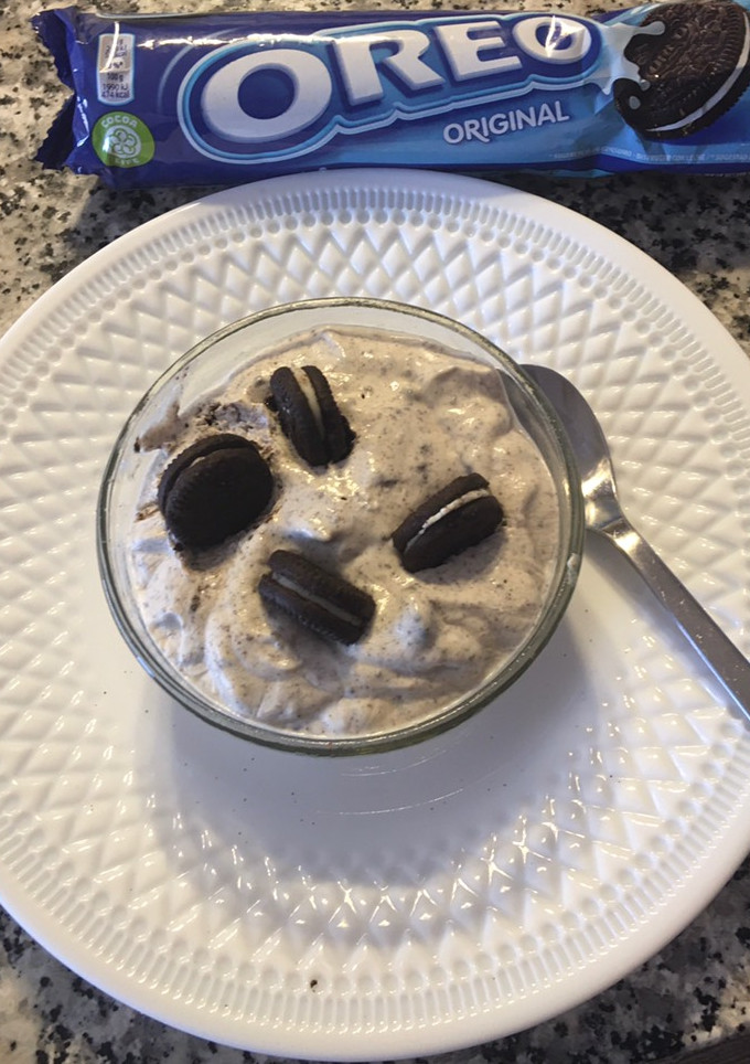 Una foto de Helado de Oreo