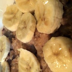 A picture of Banana Bread Inspired Oatmeal.