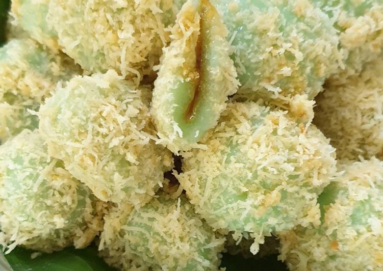 Resep Klepon manis gula merah Anti Gagal