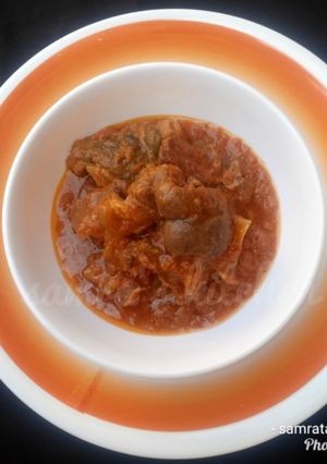 A picture of Pomo stew.