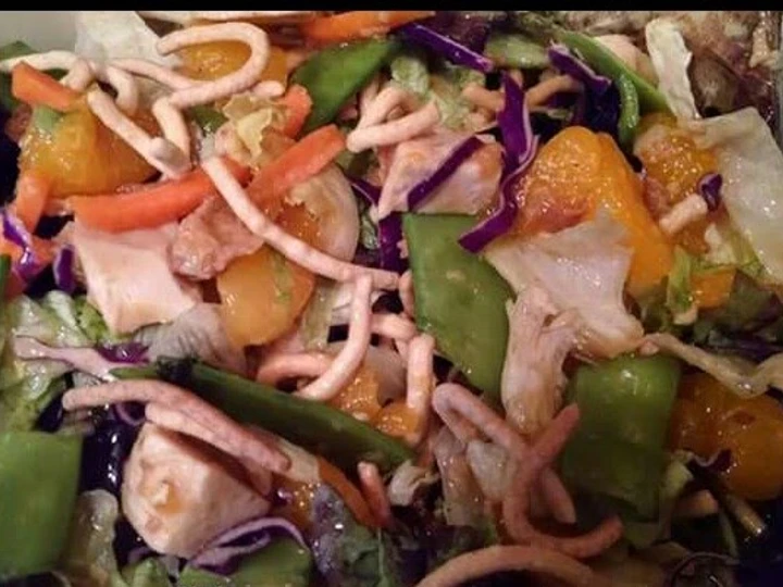 Easy Steps to Prepare Oriental Salad with Chicken the Can Spoil the Tongue You can take Joss in your mouth