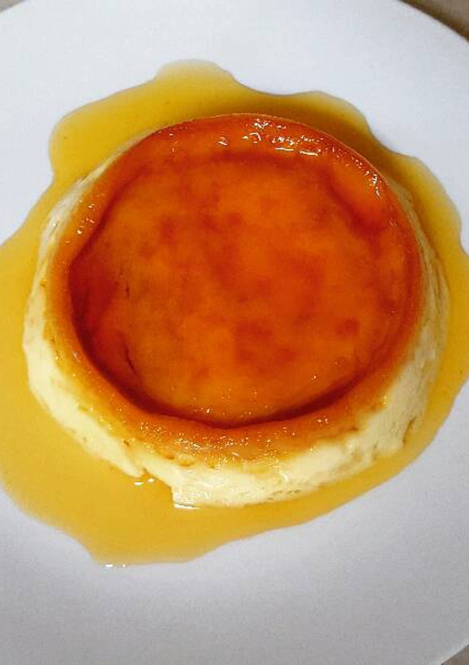 Una foto de Flan de Coco