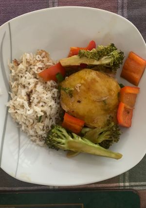Una foto de Pollo al sillau