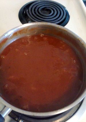 A picture of Orange BBQ Sauce.