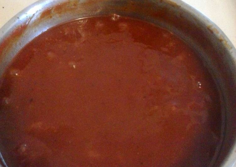 Recipe of Perfect Orange BBQ Sauce
