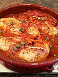 A picture of Chicken in Tomato Sauce.