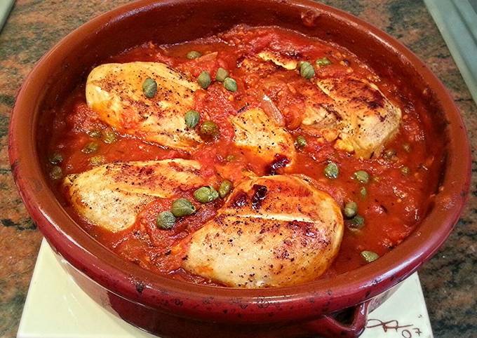 Recipe of Speedy Chicken in Tomato Sauce