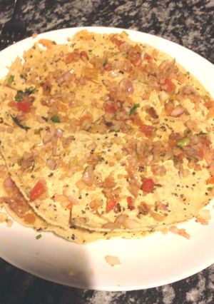 A picture of Masala Papad.