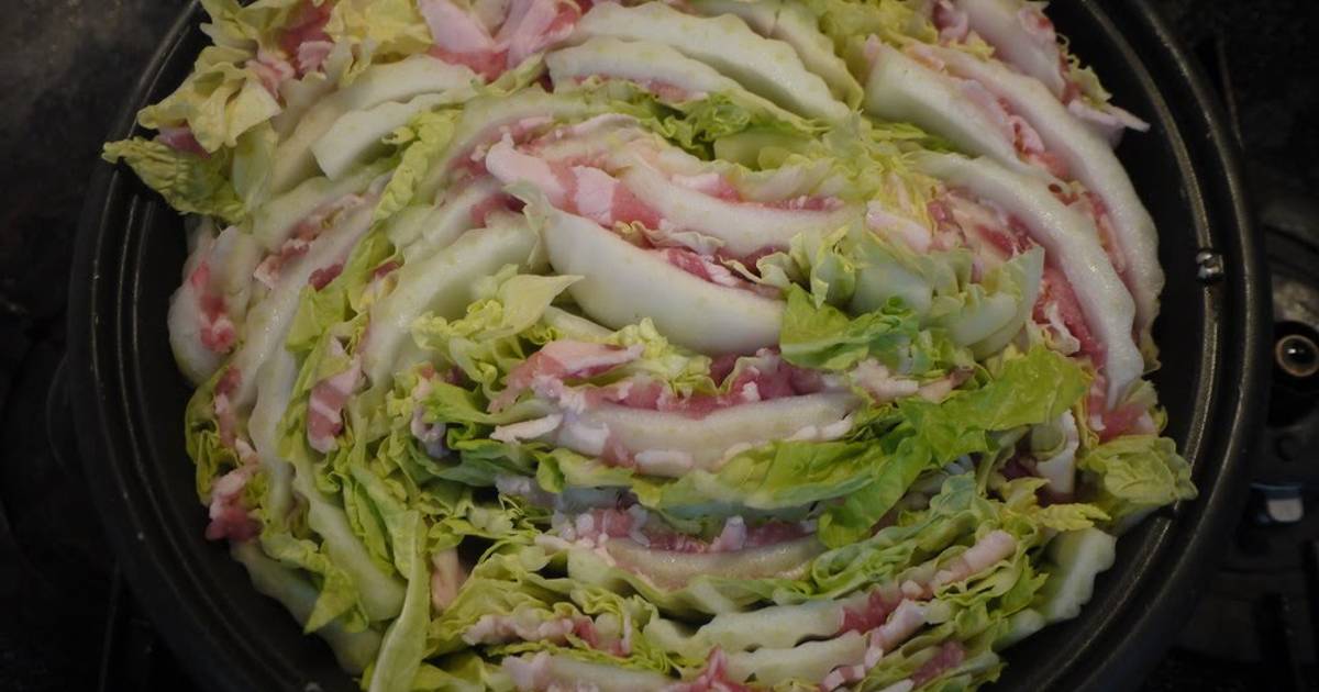 Chinese Cabbage and Pork Belly Hot Pot To Chase Away A Cold Recipe by