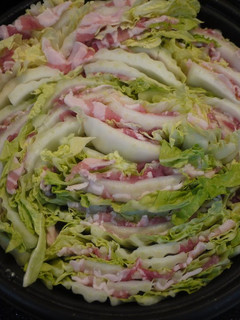 A picture of Chinese Cabbage and Pork Belly Hot Pot To Chase Away A Cold.