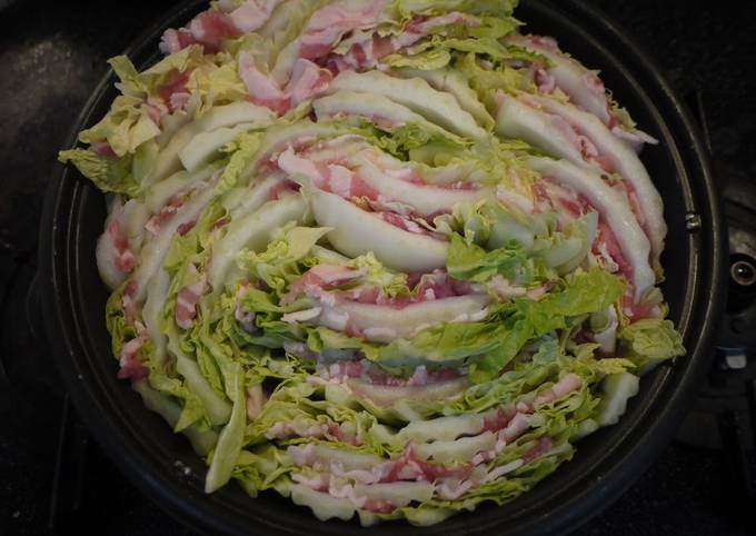 Chinese Cabbage and Pork Belly Hot Pot To Chase Away A Cold